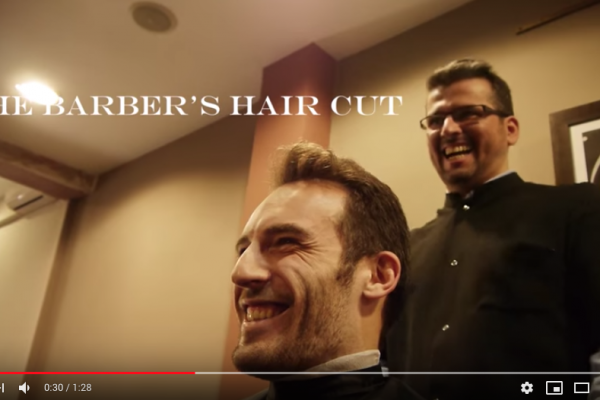 the barbers haircut